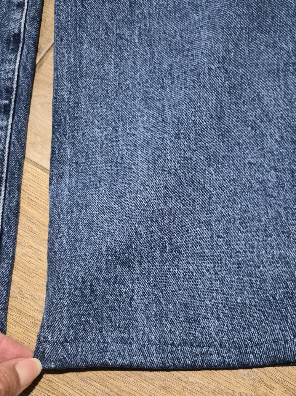 Aritzia Denim Forum Nwt Remy Hi Relaxed No Stressed Medium Blue Size 29 - Picture 7 of 11